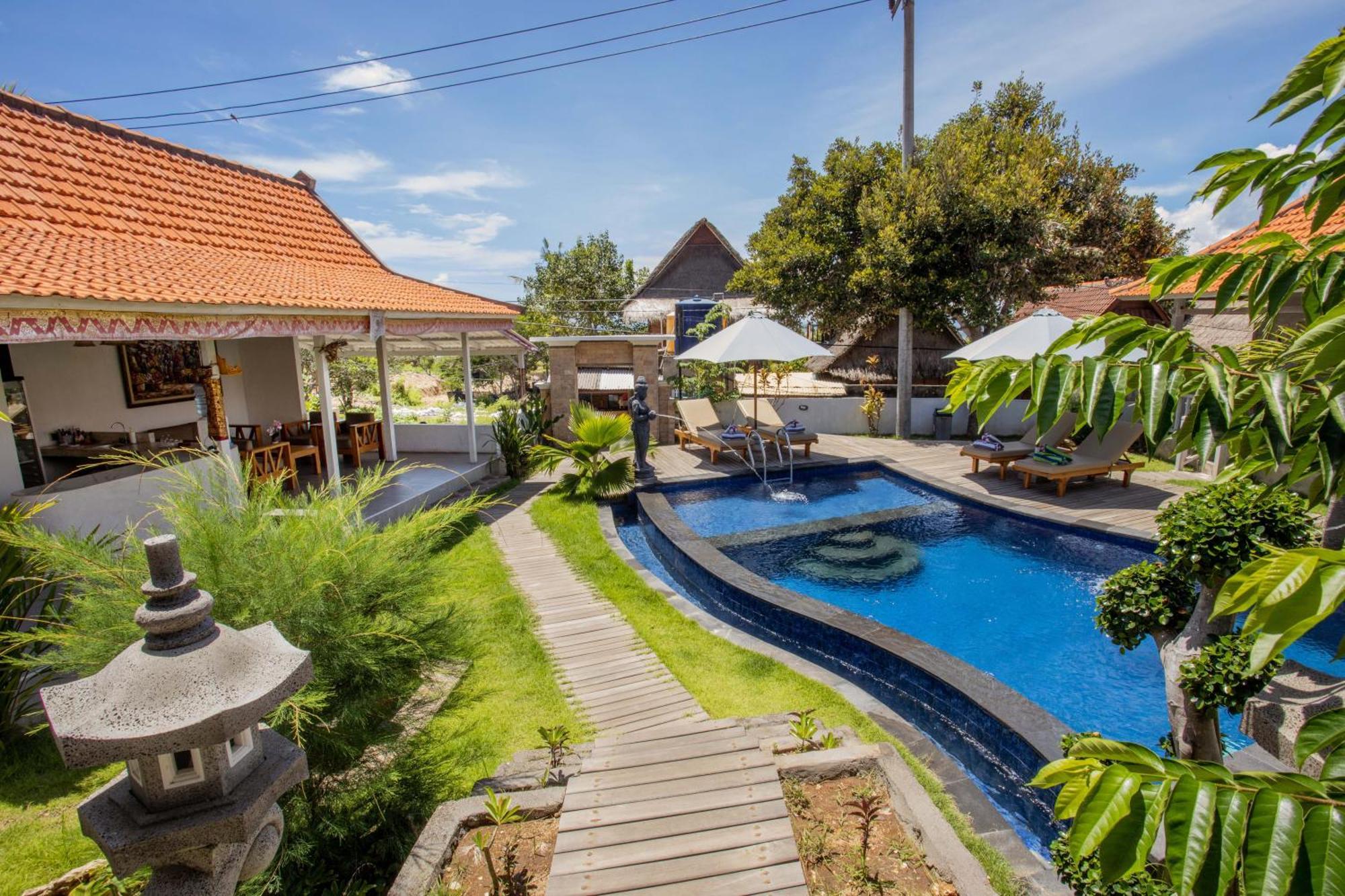 Blue Sky Villa Ceningan Lembongan Buitenkant foto