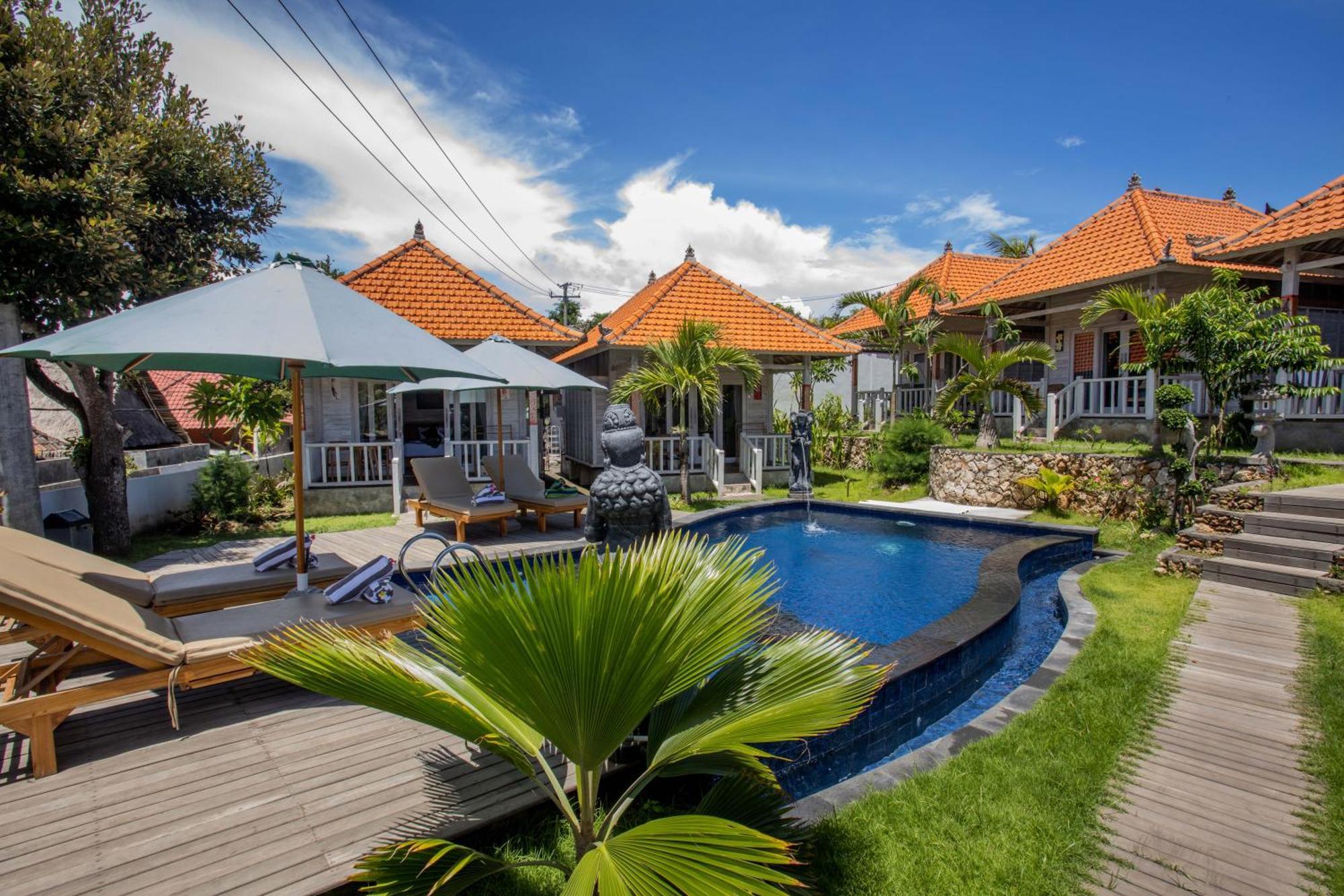 Blue Sky Villa Ceningan Lembongan Buitenkant foto