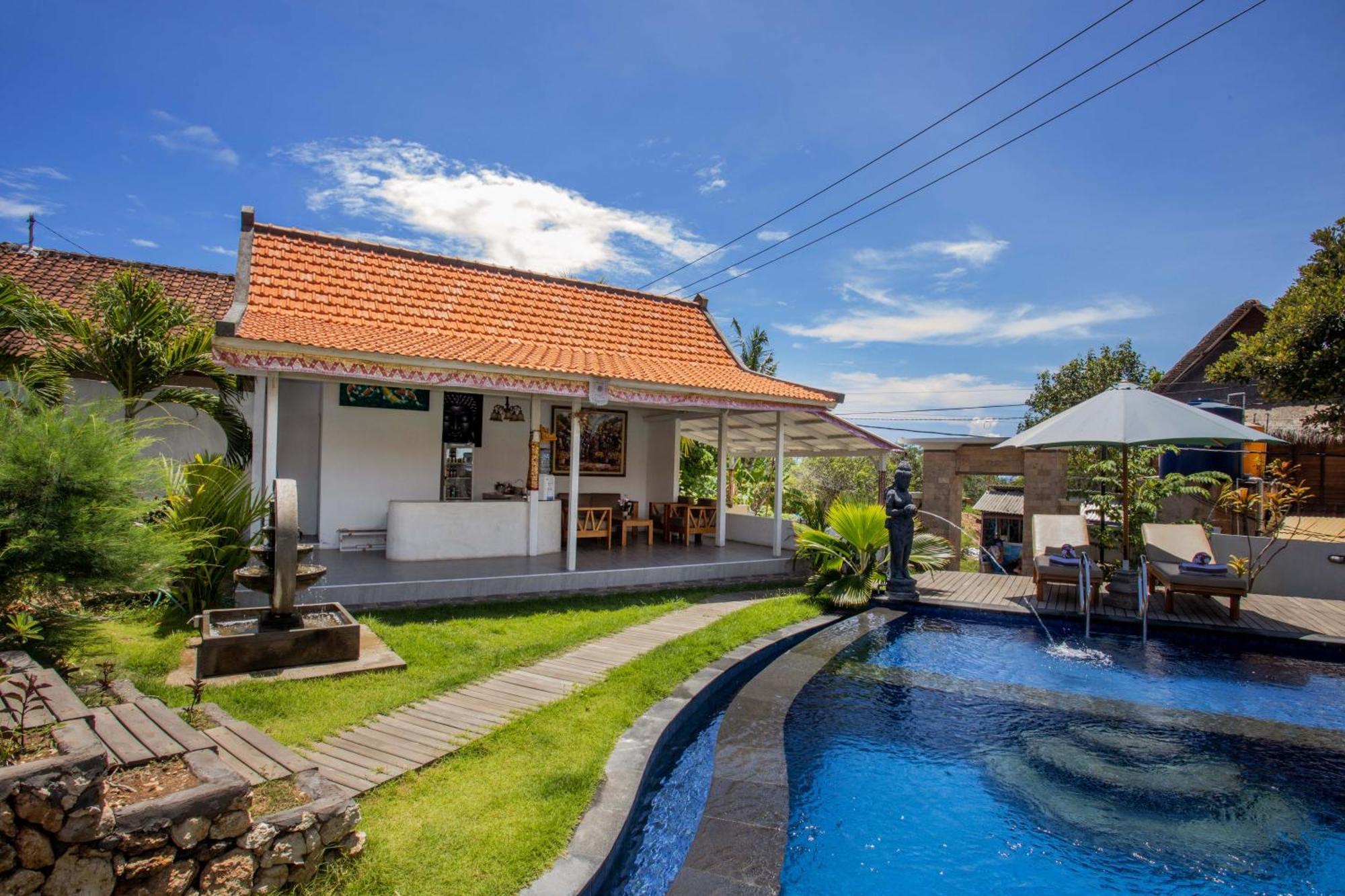 Blue Sky Villa Ceningan Lembongan Buitenkant foto