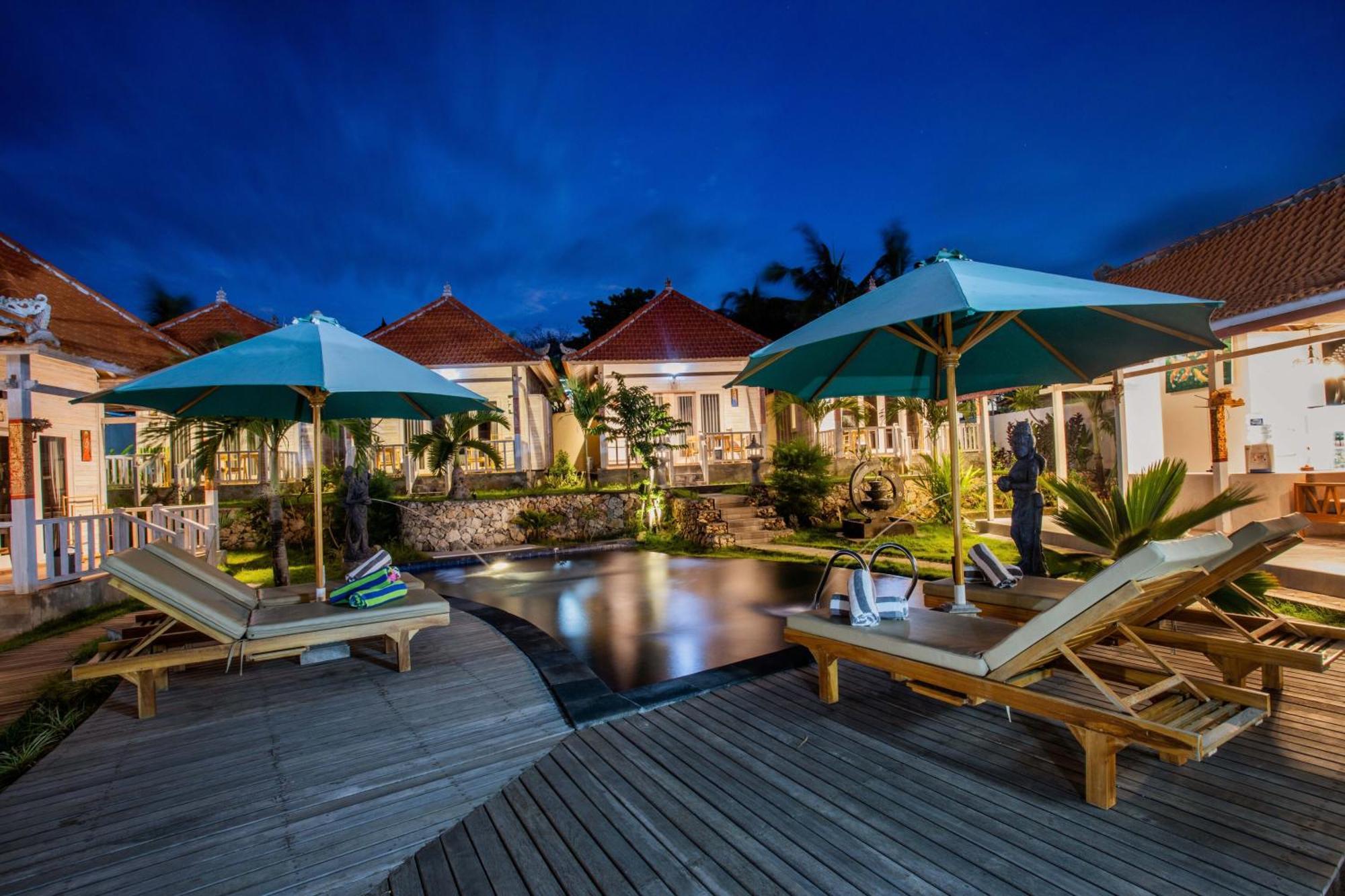 Blue Sky Villa Ceningan Lembongan Buitenkant foto