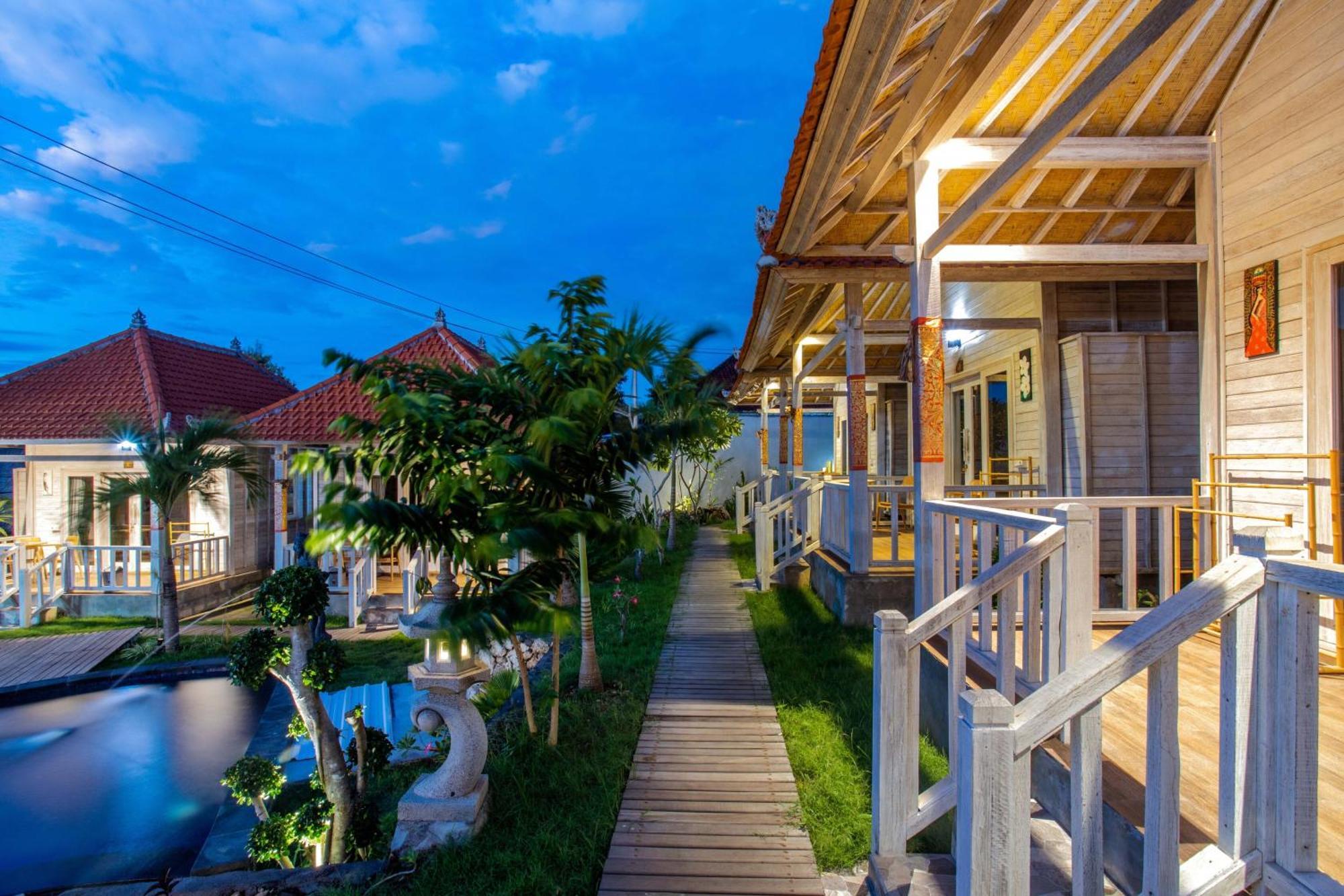 Blue Sky Villa Ceningan Lembongan Buitenkant foto