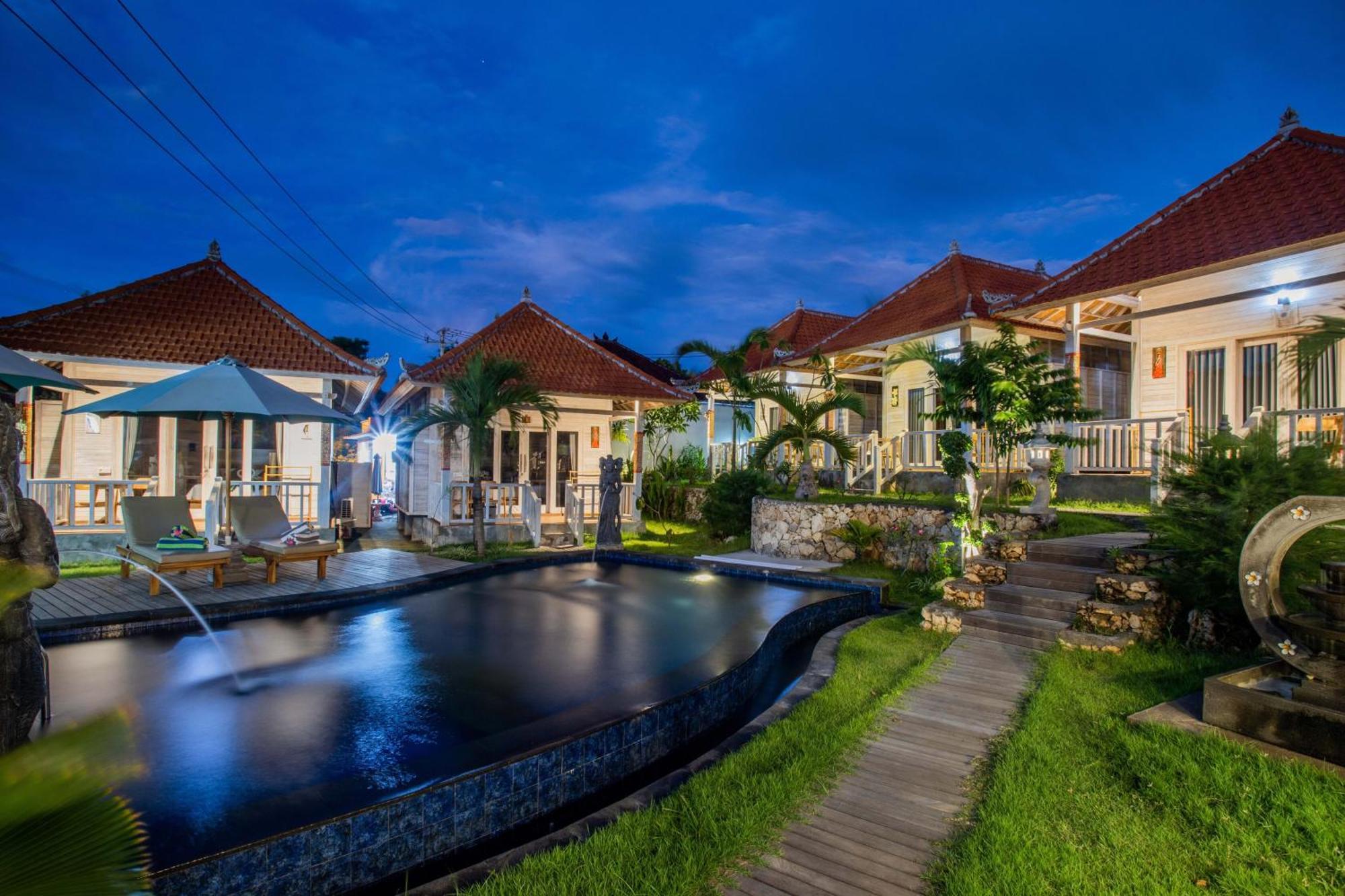 Blue Sky Villa Ceningan Lembongan Buitenkant foto