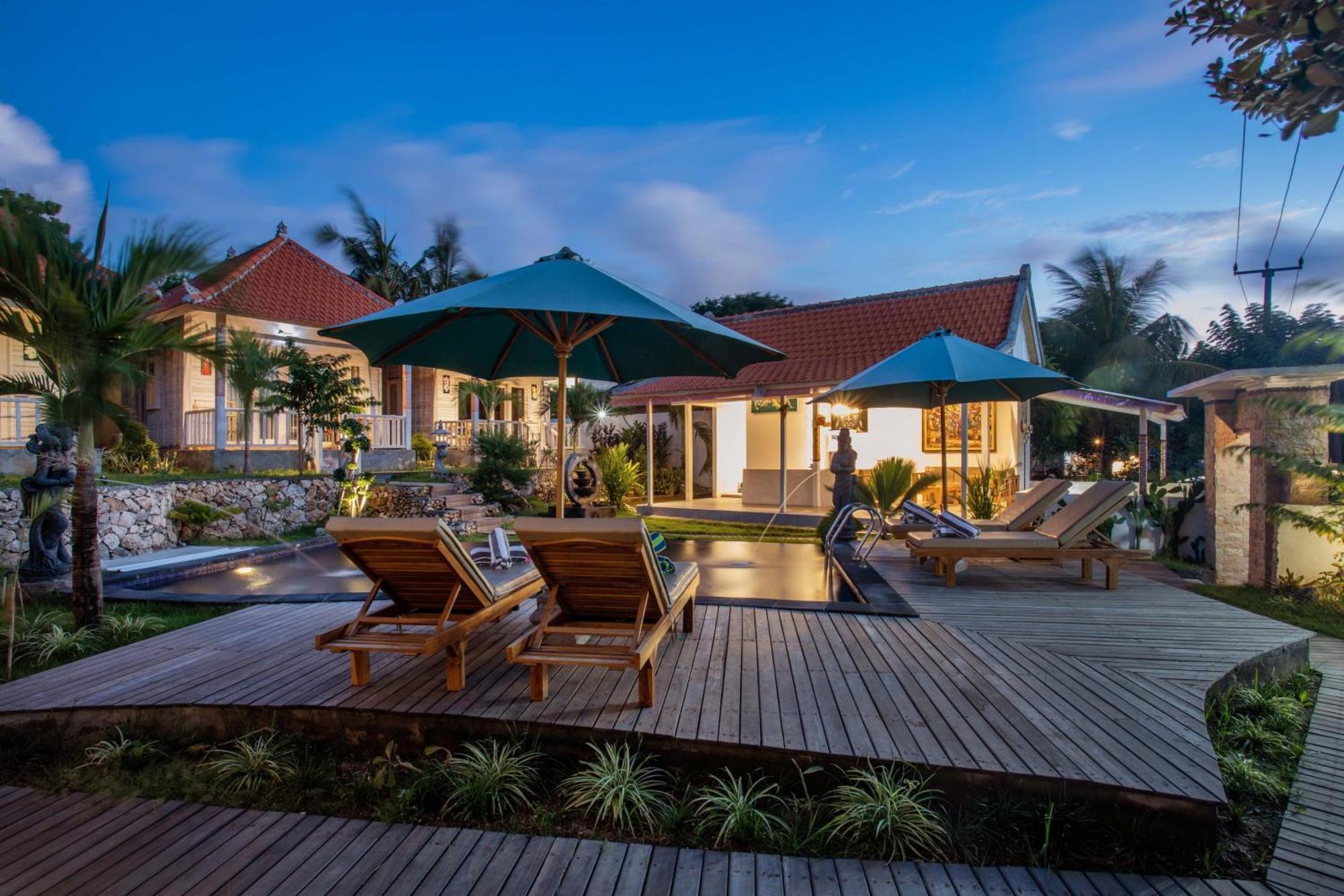 Blue Sky Villa Ceningan Lembongan Buitenkant foto
