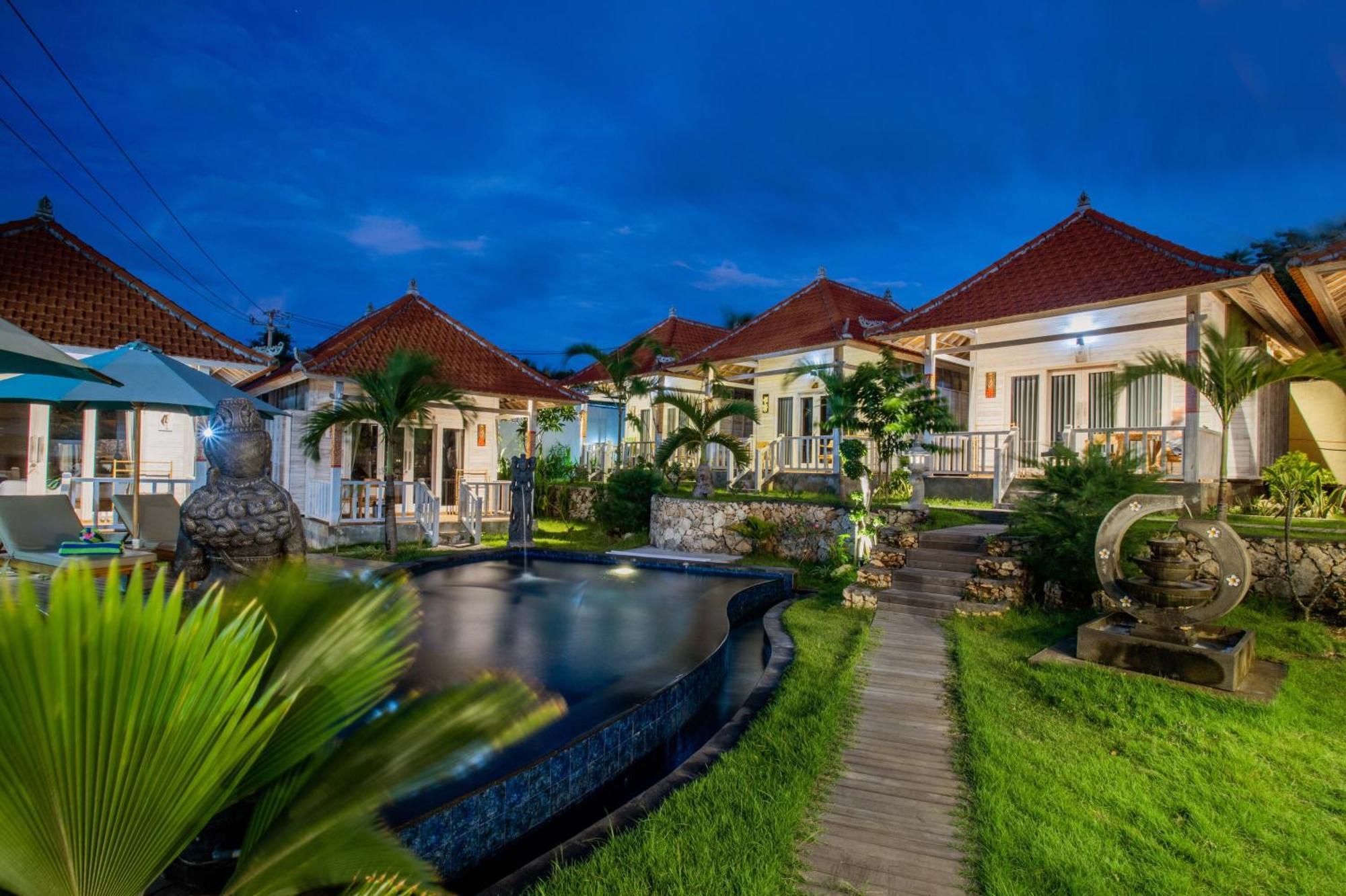Blue Sky Villa Ceningan Lembongan Buitenkant foto