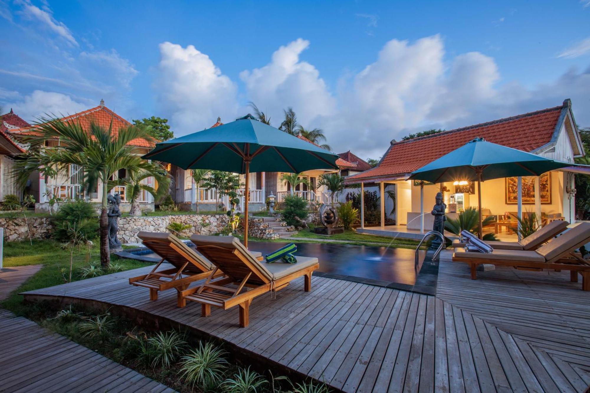 Blue Sky Villa Ceningan Lembongan Buitenkant foto