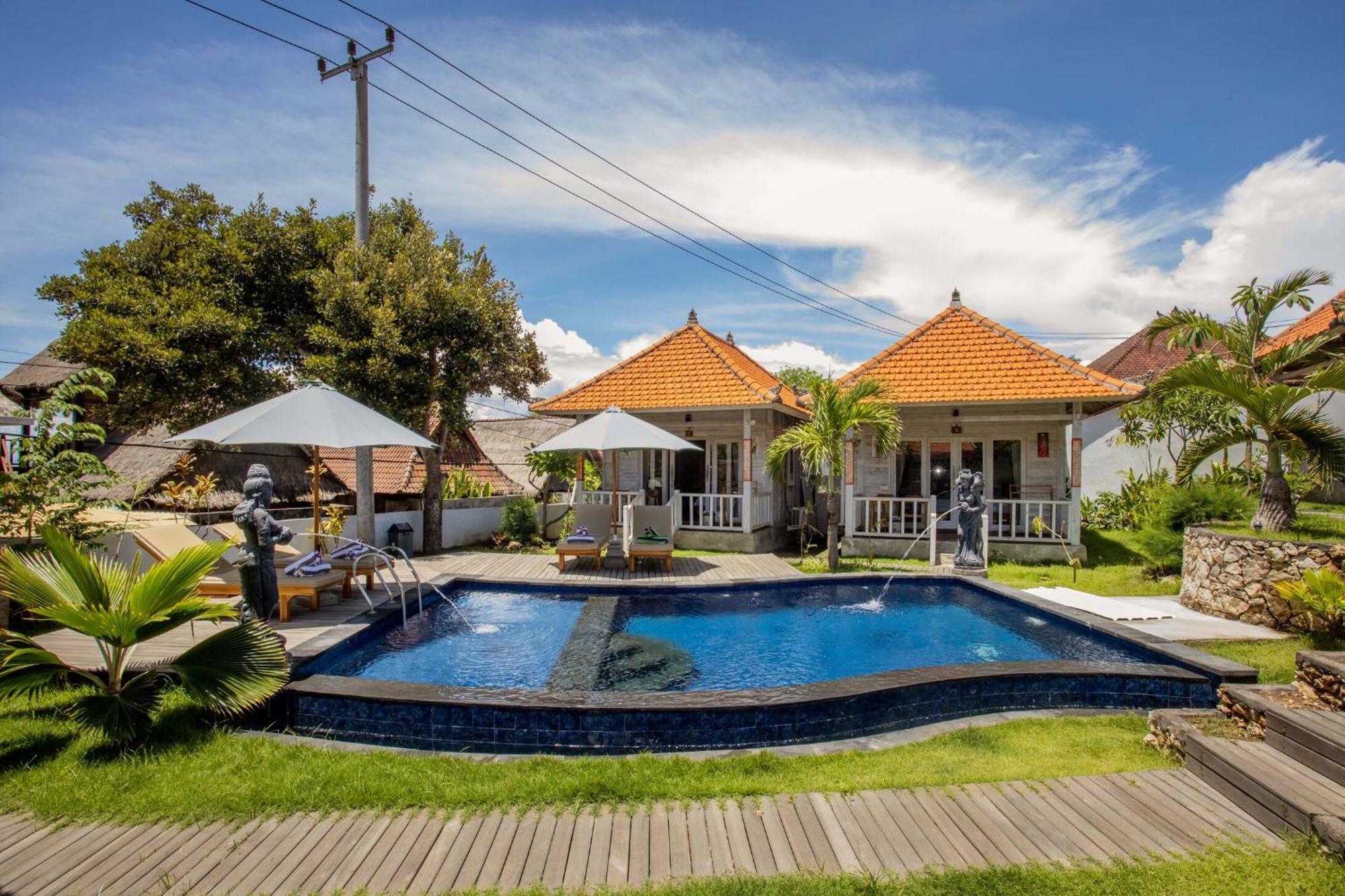 Blue Sky Villa Ceningan Lembongan Buitenkant foto