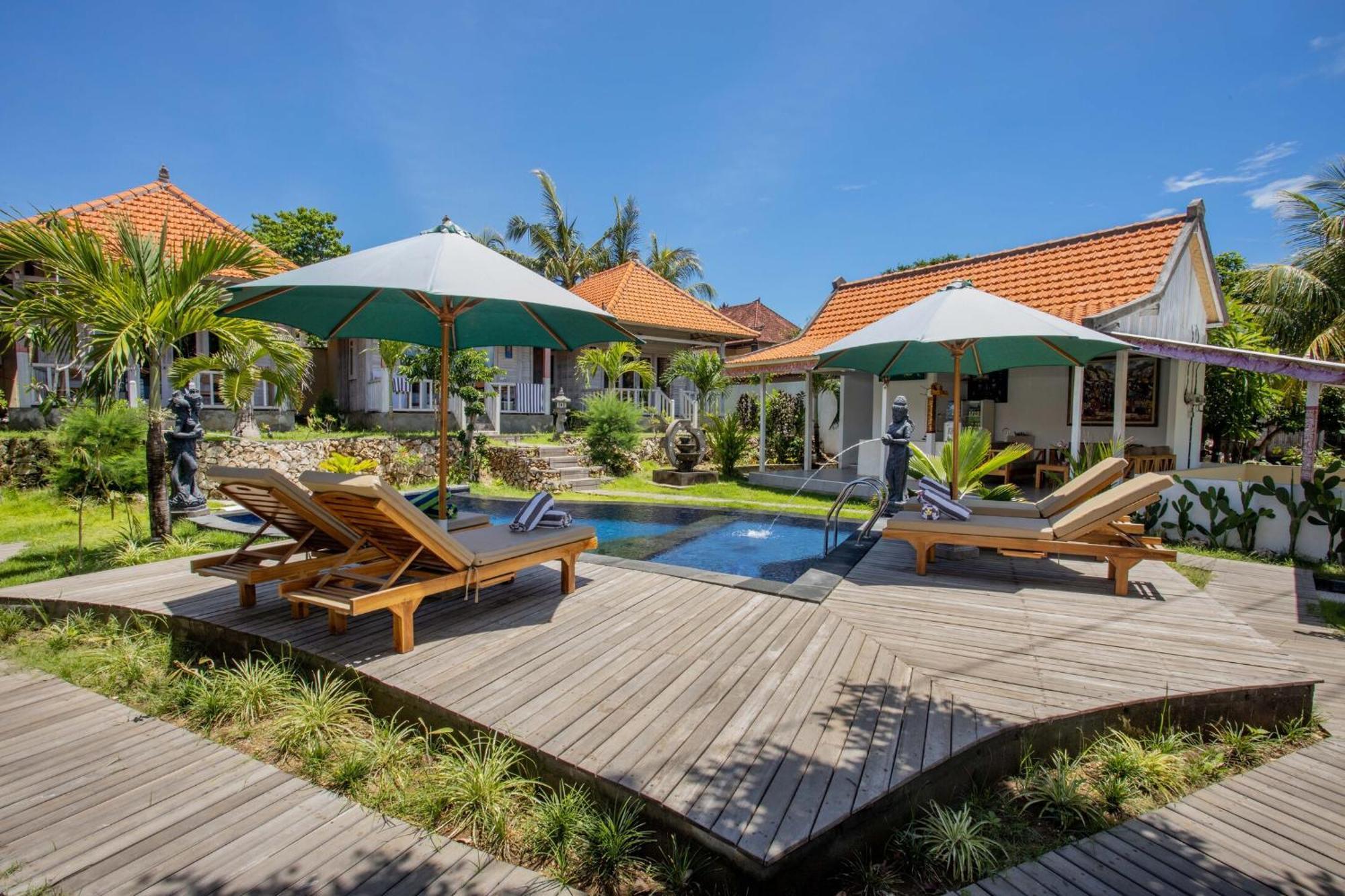 Blue Sky Villa Ceningan Lembongan Buitenkant foto